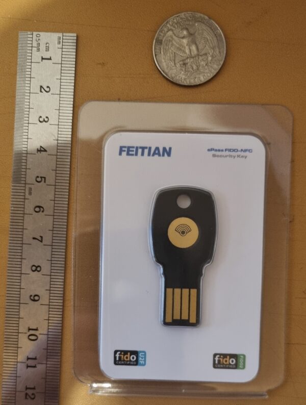 Feitian ePass FIDO2 NFC USB-A SecurityKey – K9